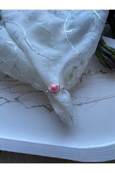 Pembe Inci Tel Yüzük El Yapımı ürün görseli 1
