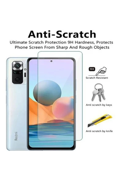 Xioami Redmi Note 10 Pro Ekran Koruyucu Kırılmaz Temperli Cam 9h Nano Esnek ürün görseli 1