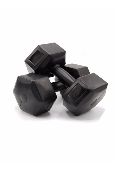 3kg X 2 Adet 6 Kg Dambıl Seti, Dumbell Set Dumbell 2x3 Kg Siyah ürün görseli 1