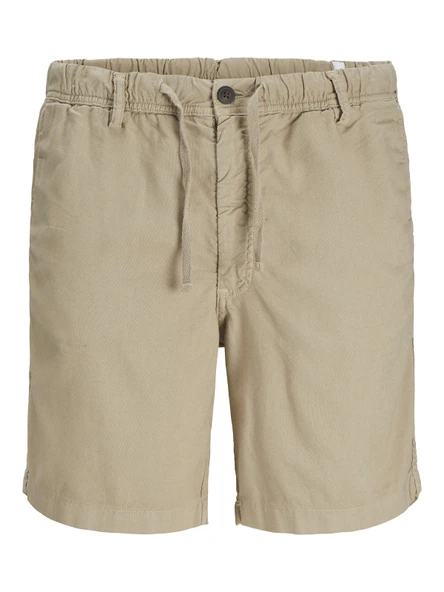 JACK JONES Erkek Keten Şort 12274968 - Resim 6