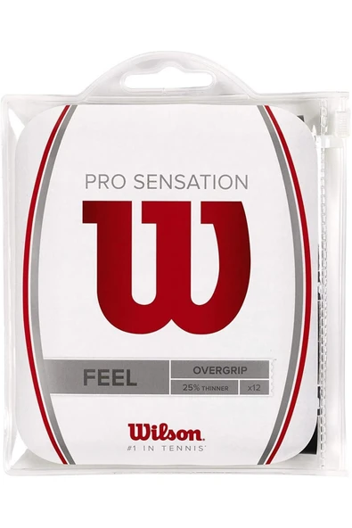 Wilson Pro Sensation Tenis Raketi Overgrip 12'li ürün görseli 1