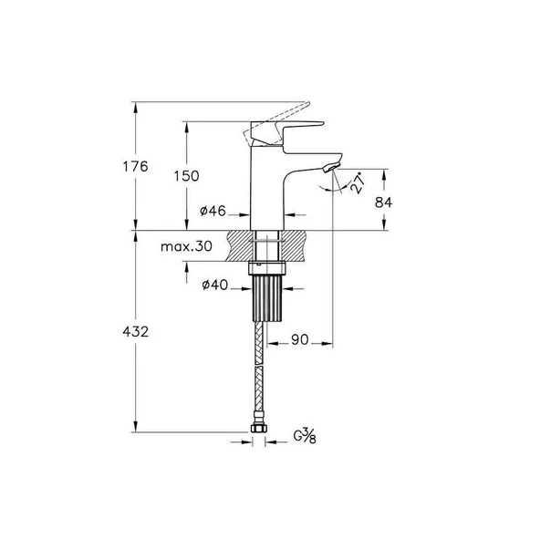 Artema Flow Soft Lavabo Bataryası A42988 - Resim 2