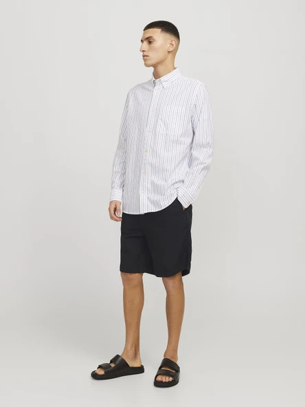 JACK JONES Erkek Keten Şort 12274968 ürün görseli 1