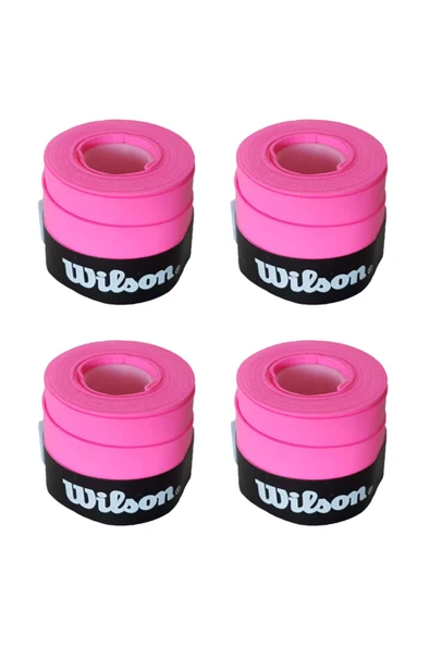 Wilson Comfort Bowl O'grips 4 Adet Grip, Tenis Raketi Gribi Pembe ürün görseli 1