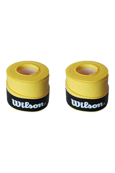 Wilson Comfort Bowl O Grips 2 Adet Grip Tenis Raketi Gribi Sarı ürün görseli 1