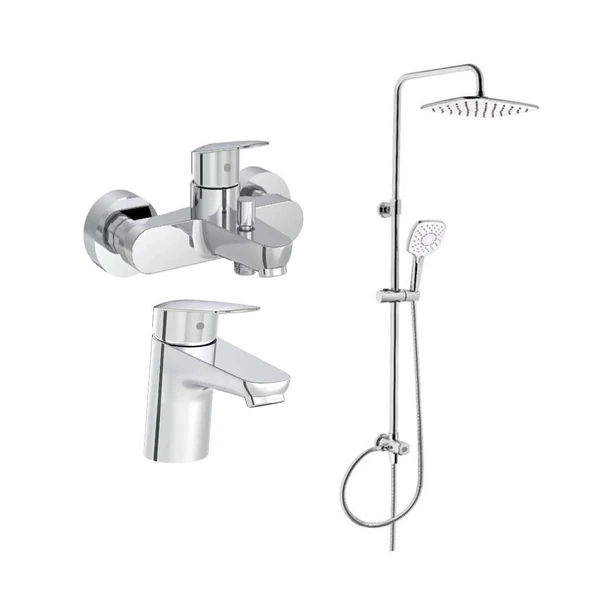 Artema Flow Round Lavabo Banyo Batarya Artema Ls20 Joy 3S Robot Duş Takımı A45787 ürün görseli 1
