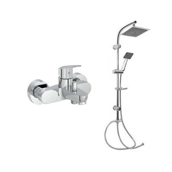 Artema Flow Round Banyo Batarya GMS Karine Duş Seti ürün görseli 1