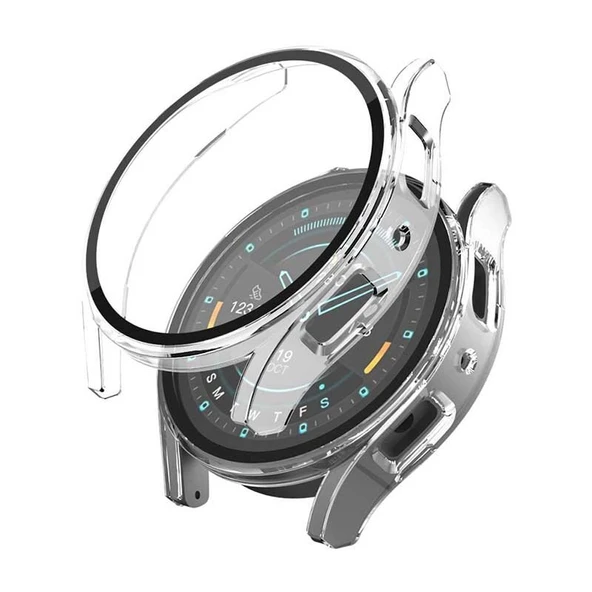 Sneezy Samsung Galaxy Watch 4 44mm PC Sert Kasa Ve Ekran Koruyucu  Şeffaf ürün görseli 1