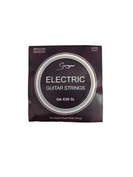 SMİGER ELEKTRO GİTAR TELİ 09-42 GA-E30 SL ürün görseli 1