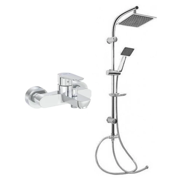 Artema Flow Soft Banyo Batarya GMS Karine Duş Seti ürün görseli 1