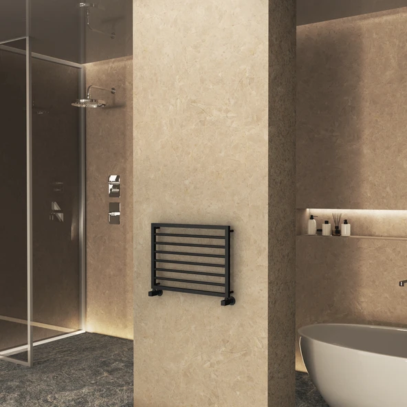 Naxos Dekoratif Havlupan 800x578 Mat Siyah ürün görseli 1