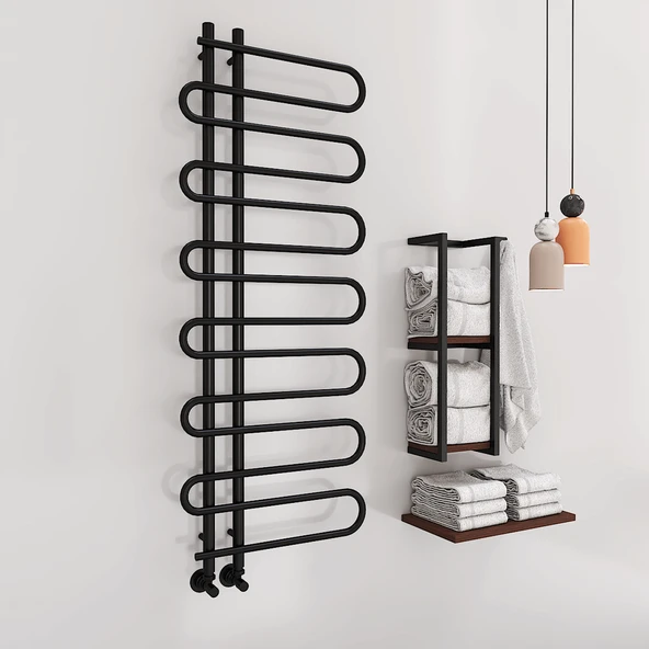 Zante Dekoratif Havlupan 600x1400 Mat Siyah ürün görseli 1