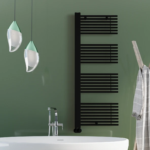 Male Dekoratif Havlupan 600x1600 Mat Siyah ürün görseli 1