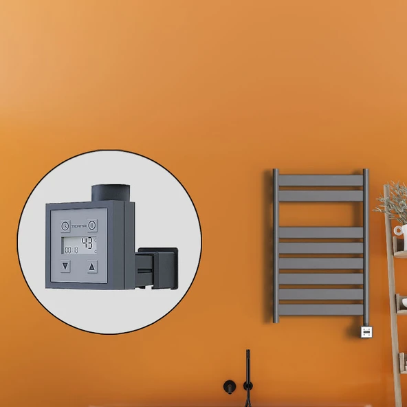 Bora Bora Elektrikli Havlupan 500x800 Antrasit Ktx3 300 W ürün görseli 1