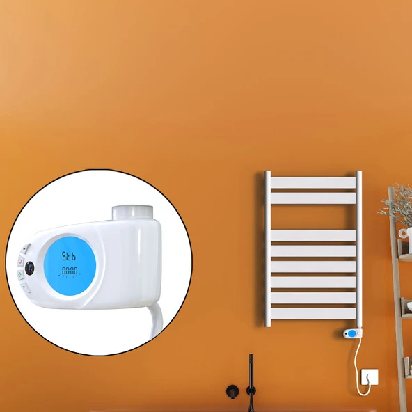 Bora Bora Elektrikli Havlupan 300 Watt 500x800 Beyaz (Musa Termostat) ürün görseli 1