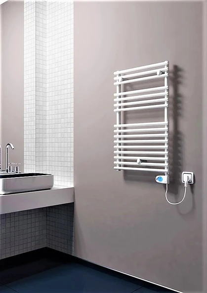 OLIB  Elektrikli Havlupan 500x800 Beyaz (Musa Termostat) 600W ürün görseli 1