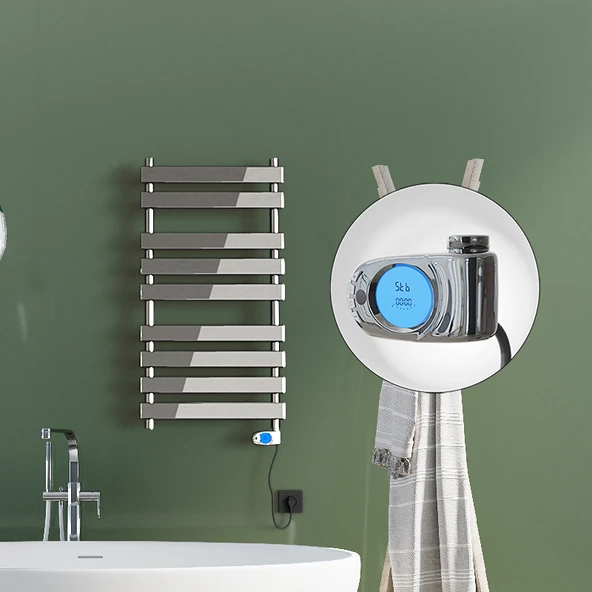 TAHITI Elektrikli Havlupan 500x1300 Krom  (Musa Termostat) 600W ürün görseli 1