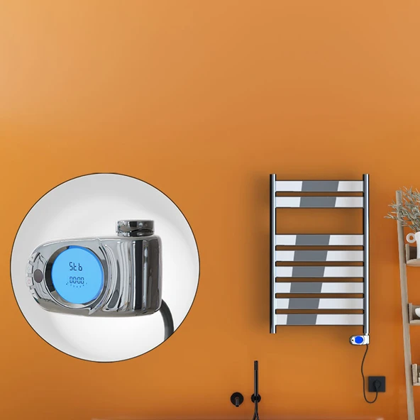 Bora Bora Elektrikli Havlupan 300 Watt 500x800 Krom (Musa Termostat) ürün görseli 1
