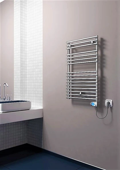 OLIB  Elektrikli Havlupan 500x800 Krom (Musa Termostat) 300W ürün görseli 1