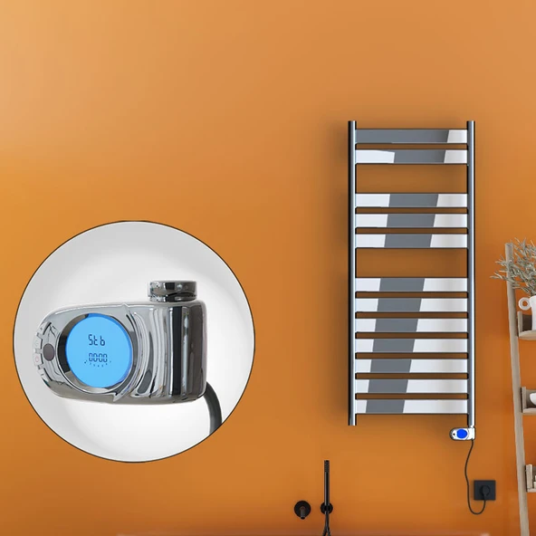 Bora Bora Elektrikli Havlupan 300 Watt 500x1200 Krom (Musa Termostat) ürün görseli 1