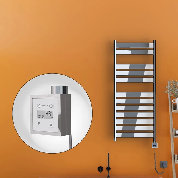 Bora Bora Elektrikli Havlupan 500x1200 Krom Ktx3 300 Watt Spiral Kablolu ürün görseli 1