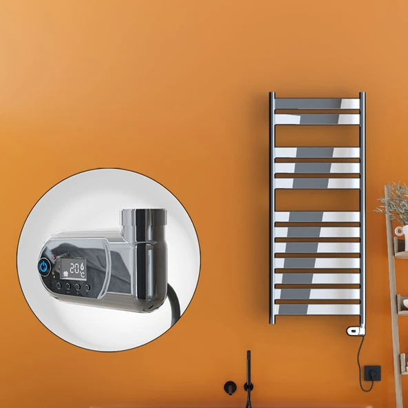 Bora Bora Elektrikli Havlupan 300 Watt 500x1200 Krom (Thesis Termostat) ürün görseli 1