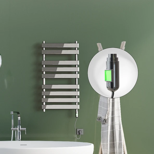 TAHITI Elektrikli Havlupan 500x1300 Krom  (OnOff Düğmeli) 600W ürün görseli 1