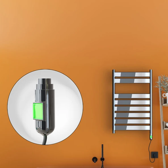 Bora Bora Elektrikli Havlupan 300 Watt 500x800 Krom (OnOff Düğmeli) ürün görseli 1