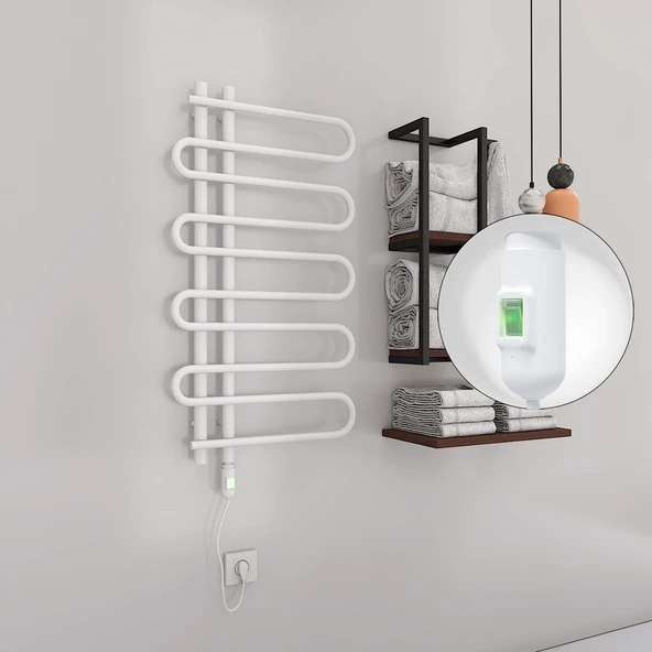 ZANTE Elektrikli Havlupan 500x1000  Beyaz (OnOff Düğmeli) 300W ürün görseli 1