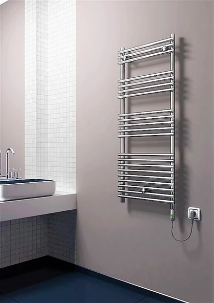 OLIB  Elektrikli Havlupan 500x1200 Krom (OnOff Düğmeli) 300W ürün görseli 1
