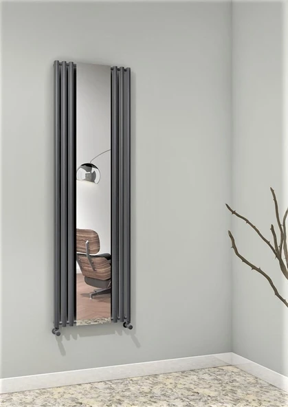 Bahama Dekoratif Radyatör 540x1760 Antrasit ürün görseli 1