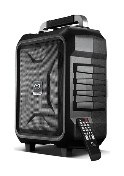 Magicvoice MV-2015 Max 300W USB-SD-BT Siyah 1E-1Y Mikrofonlu Aktif Hoparlör ürün görseli 1