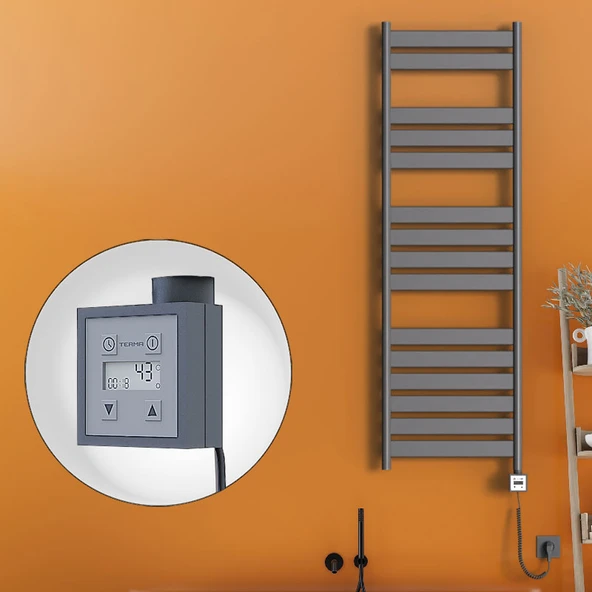 Bora Bora Elektrikli Havlupan 500x1600 Antrasit Ktx3 1000 Watt Spiral Kablolu ürün görseli 1