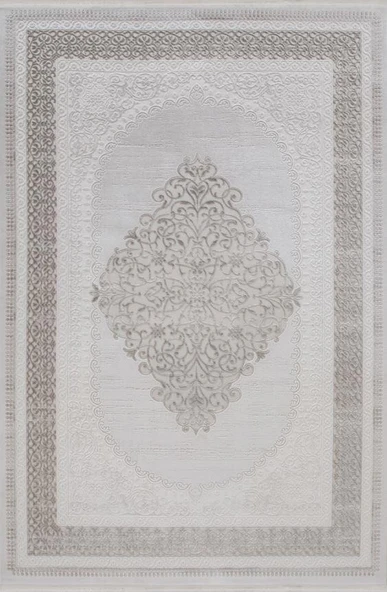Gabardin Halı Jade 7021 Vizon Serisi Triko Akrilik Salon Oturma Yatak Odası Halısı ürün görseli 1
