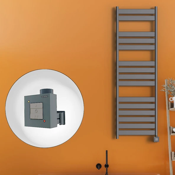 Bora Bora Elektrikli Havlupan 500x1600 Antrasit Ktx1 1000 Watt ürün görseli 1