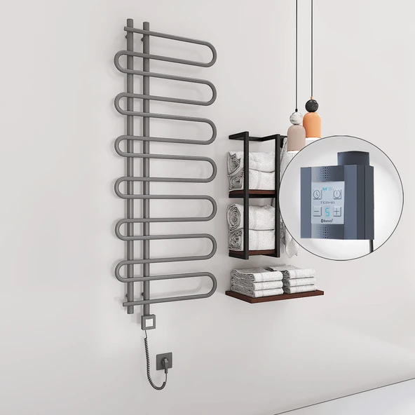ZANTE Elektrikli Havlupan 600x1400  Antrasit (KTX4 Termostat) 600W Spiral Kablolu ürün görseli 1