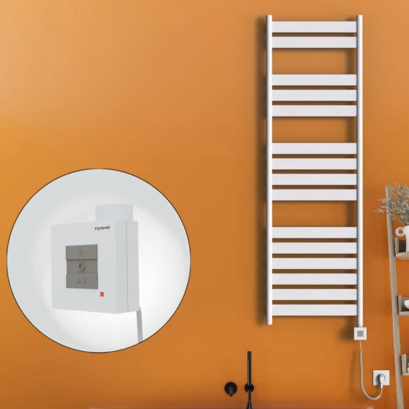 Bora Bora Elektrikli Havlupan 500x1600 Beyaz Ktx1 1000 Watt Spiral Kablolu ürün görseli 1