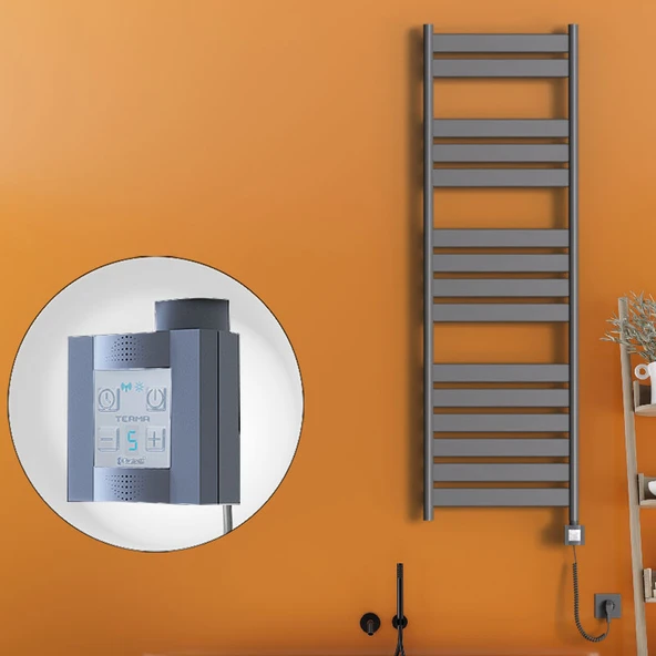 Bora Bora Elektrikli Havlupan 500x1600 Antrasit Ktx4 1000 Watt Spiral Kablolu ürün görseli 1