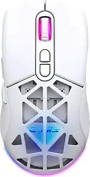 Claws Nexus Air V1 Beyaz RGB Optik Kablolu/Kablosuz Oyuncu Mouse ürün görseli 1