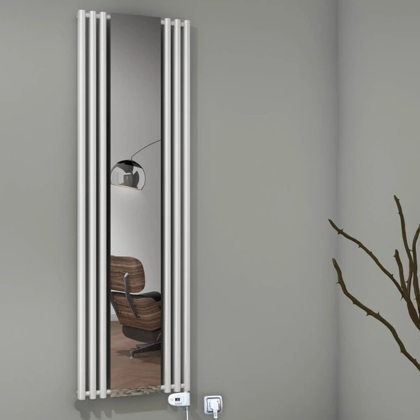 BAHAMA  Elektrikli Havlupan 540x1760 Beyaz (Thesis Termostat) 900W ürün görseli 1