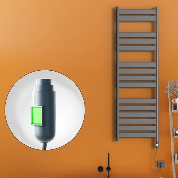 Bora Bora Elektrikli Havlupan 900 Watt 500x1600 Antrasit (OnOff Düğmeli) ürün görseli 1