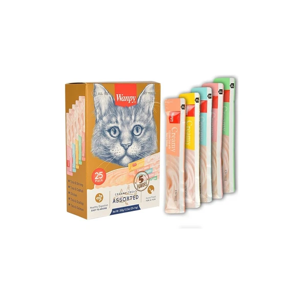 Karışık Sıvı Kedi Ödülü 25X14 gr ürün görseli 1