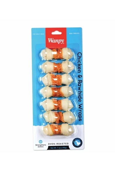 Neo Pet Market Tavuk Sargılı 7'li Çiğneme Kemiği 90 Gr Köpek Ödülü ürün görseli 1