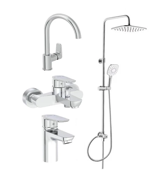 Artema Flow Soft Lavabo Eviye Banyo Batarya Artema Ls20 Joy 3S Robot Duş Takımı A45787 ürün görseli 1