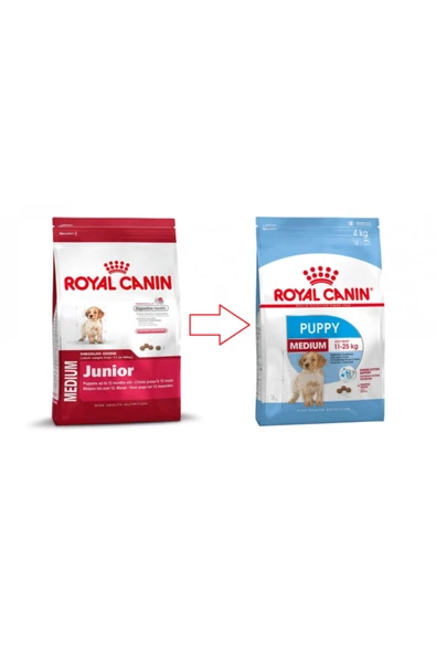 Royal Canin Medium Junior Orta Irk Yavru Köpek Maması 4 kg ürün görseli 1