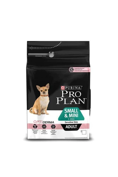 Pro Plan Small & Mini Sensitive Skin Somonlu Ve Pirinçli Küçük Irk Yetişkin Köpek Maması 3 Kg ürün görseli 1