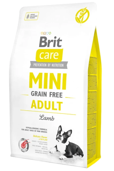 Brit Care Mini Tahılsız Kuzu Etli Küçük Irk Yetişkin Köpek Maması 2 Kg ürün görseli 1