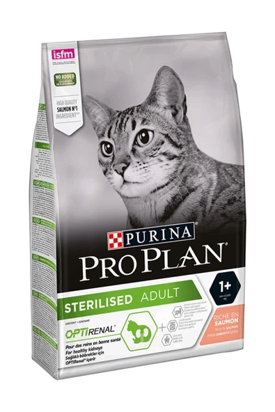 Proplan Kısırlaştırılmış Somonlu Kuru Kedi Maması 3 kg ürün görseli 1