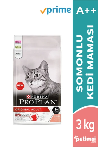 Pro Plan Somonlu Yetişkin Kedi Maması 3 Kg ürün görseli 1