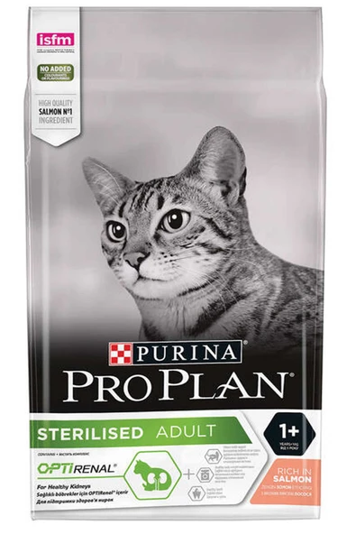 Proplan Kısırlaştırılmış Somonlu Kuru Kedi Maması 3 kg ürün görseli 1